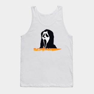 scream VI  (Scream 6)  scary horror movie graphic design by ironpalette Tank Top